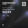 Amaar, $52.64 Payout Certificate