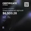 Ghaza, $6,503.28 Payout Certificate