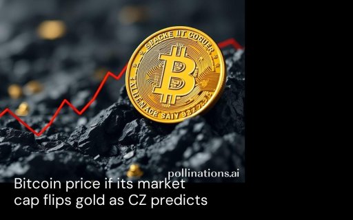 Precio de Bitcoin si su capitalización de mercado supera a la del oro como predice CZ