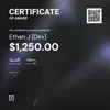Ethan, $1,250.00 Payout Certificate