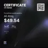 Ali, $49.54 Payout Certificate