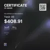 Yasir, $408.91 Payout Certificate