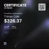 Tristan, $326.37 Payout Certificate