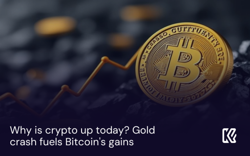 ¿Por qué está subiendo la cripto hoy? El colapso del oro impulsa las ganancias de Bitcoin