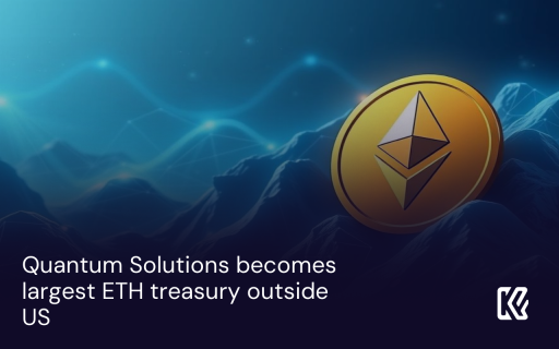 Quantum Solutions se convierte en el mayor tesorería de ETH fuera de EE. UU.