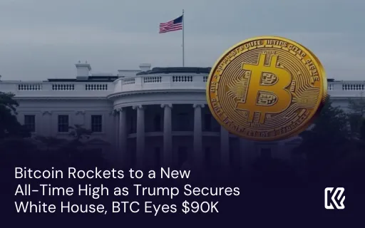 Bitcoin Rockets to a New All-Time High as Trump Secures White House, BTC Eyes $90K