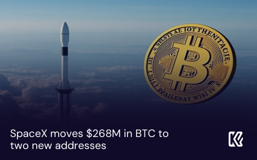 SpaceX mueve $268M en BTC a dos nuevas direcciones