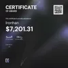 Archit, $7,201.31 Payout Certificate