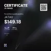 Rahul, $149.18 Payout Certificate