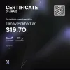 Tanay, $19.70 Payout Certificate