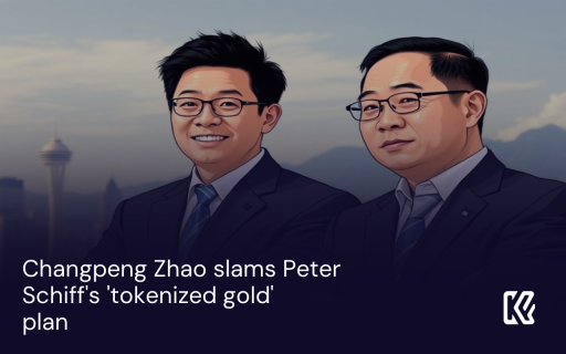 Changpeng Zhao critica el plan de 'oro tokenizado' de Peter Schiff