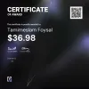 Tamimeslam, $36.98 Payout Certificate