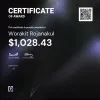 Worakit, $1,028.43 Payout Certificate