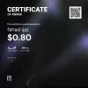 fahad, $0.80 Payout Certificate