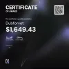 Fatih, $1,649.43 Payout Certificate
