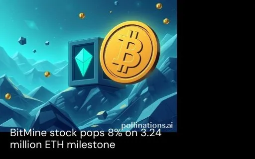 BitMine 주식, 324만 ETH 이정표 달성으로 8% 상승