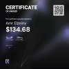 Amr, $134.68 Payout Certificate