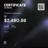 Ankush, $2,480.86 Payout Certificate