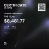 Md,  $8,481.77 Payout Certificate