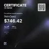 9einGeez, $746.42 Payout Certificate
