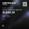 Ghaza, $1,836.26 Payout Certificate
