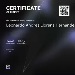 Leonardo Andres Funded Certificate