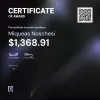 Miqueas, $1,368.91 Payout Certificate