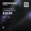 VARNIRAJ,  $35.98 Payout Certificate