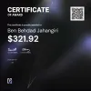 Ben Behdad, $321.92 Payout Certificate